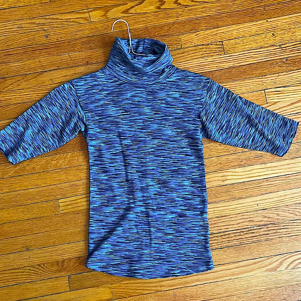 Free People Cotton Half-Sleeve Turtleneck (XS)